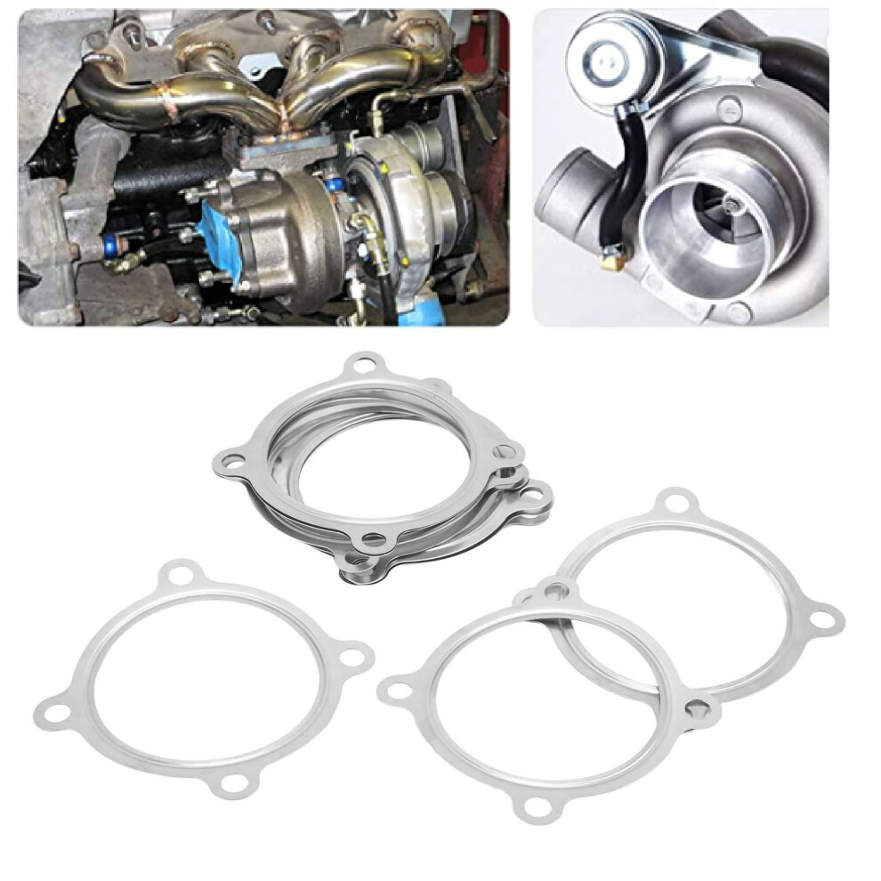 10Pcs 3In Stainless Steel Turbo Down Pipe Gasket For Gt30 Gt35 T3 T4 T6 8401338234808