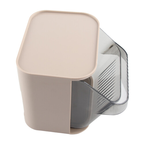 Multifunctional Plastic Acrylic Tea Bag Storage Rack Gray 400g 2