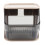 Multifunctional Plastic Acrylic Tea Bag Storage Rack Gray 400g 5