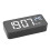 LED-Spiegel-Wecker 1200mAh großes Display ABS 15
