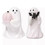 (Ghost Bat)Bootiful Ceramic Ghost Halloween Decorative Figurine Target 1