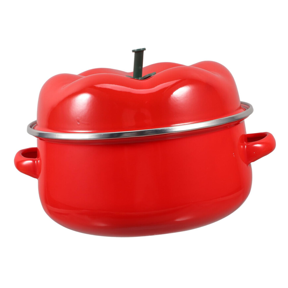 Tomatentopf Ceramic Pot Japanese Style Deep Pot Enamelware Red-image-OPC-PJGWT2K-NEW