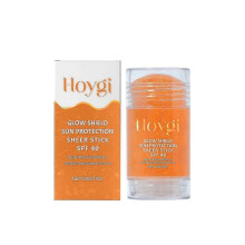 (2pcs)Skin Brightening Stick with Ginger Root, Vitamin E & Micasun protection,spf 40+,Soothes Redness, Anti-Aging & Enhances Radiance