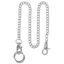 T Bar Pocket Watch Chain 37 x 2.4 cm Silver Vest Chain Link For Pocket Watch