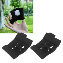 Black Baseball Training Gloves 2Pcs Soft & Comfortable Fit 1.5-2.4 Inch Balls