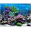 PVC Material Underwater Coral Backdrop Wall Decor 122x50cm Blue 3