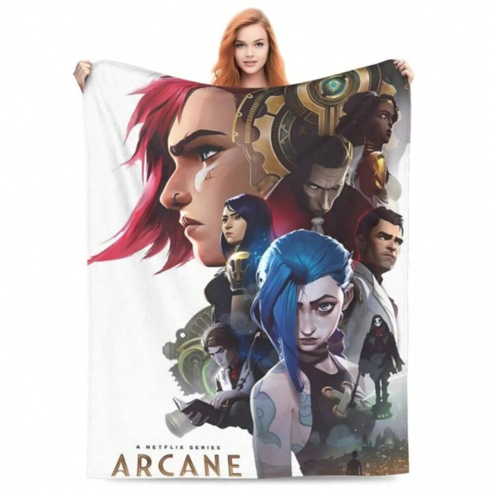 (13, Flannel 75 x 100cm) Arcane Blanket 3DPrint Soft Rug Winter Warm Plush Soft Fluffy Blanket With Weight for Sofa Home Decoration Gift for Your Frie-image-OPC-PJGX5GM-NEW
