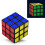 3x3 Speed-Puzzle ohne Aufkleber schwarzer Kunststoff 9