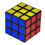 3x3 Speed-Puzzle ohne Aufkleber schwarzer Kunststoff 3
