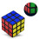 3x3 Speed-Puzzle ohne Aufkleber schwarzer Kunststoff 10