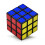 3x3 Speed-Puzzle ohne Aufkleber schwarzer Kunststoff 2