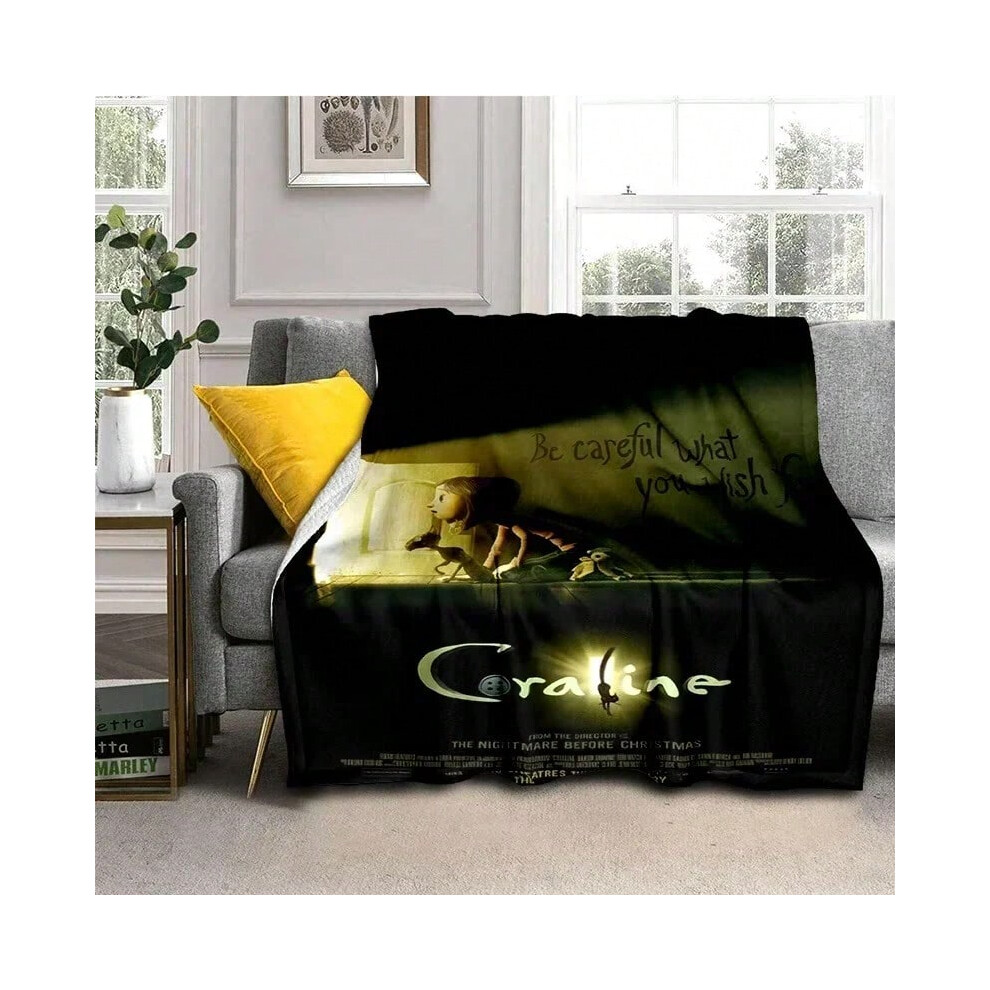 (31, 150x220CM60x88inch) Coraline Animated Movie Throws Blanket Picnic Super Soft kawaii Blanket for Travel Bedding Couch Sofa Bed Blanket Birthday Gi-image-OPC-PJGX8XS-NEW