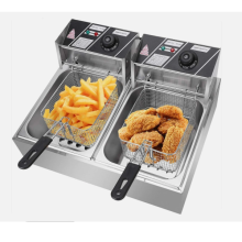 20L 5000W Commercial Electric Deep Fryer Stainless Steel