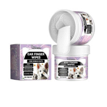 (Ear Care Finger Wipes)Yegbong Pet Cleaning Care Suit Pet Ear Eye Teeth Gentle Cleaning Care Suit