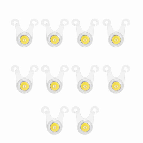 10 Stück Camping-Lichtset 65x60mm 10xCR3032 5 Farben 2