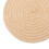 Round Cotton Woven Cup Mat 4.3in Insulation Drink Coaster Khaki 8