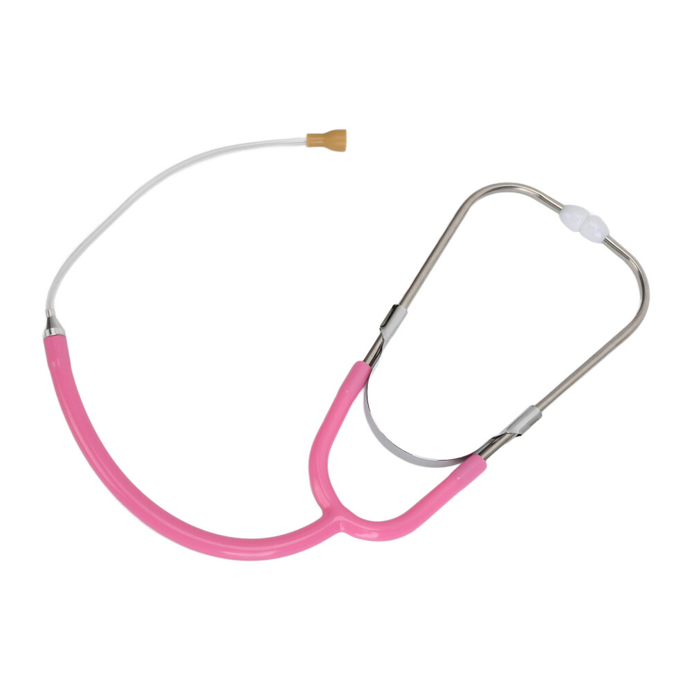 Pink Binaural Listening Stethoscope With Earbuds Hearing Aid Accessory