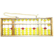 Chinese Abacus 13 Column Wood Hanger Big Size Non- Abacus Chinese Soroban Tool In Mathematics Kids