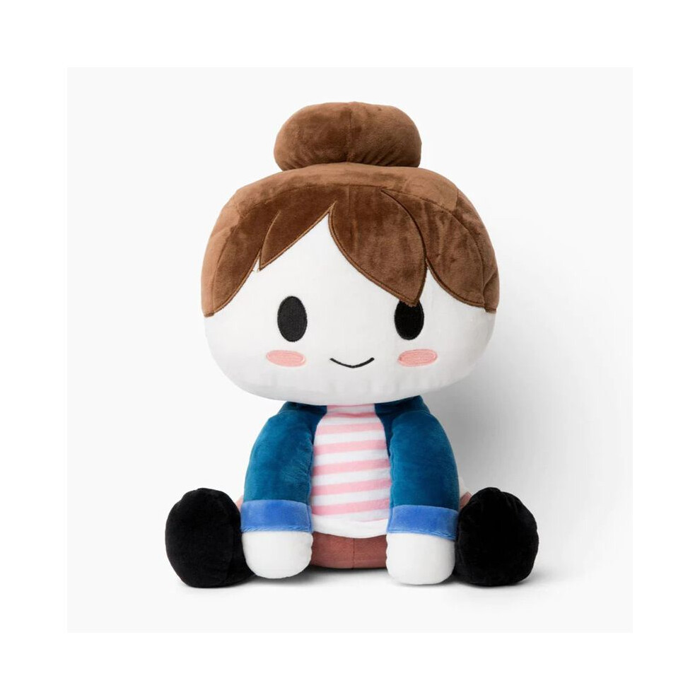 (BrownHairGirl) 78in Buddies Blox Plush Toy Soft Stuffed Hug Doll Kids Baby Birthday Gifts Xmas
