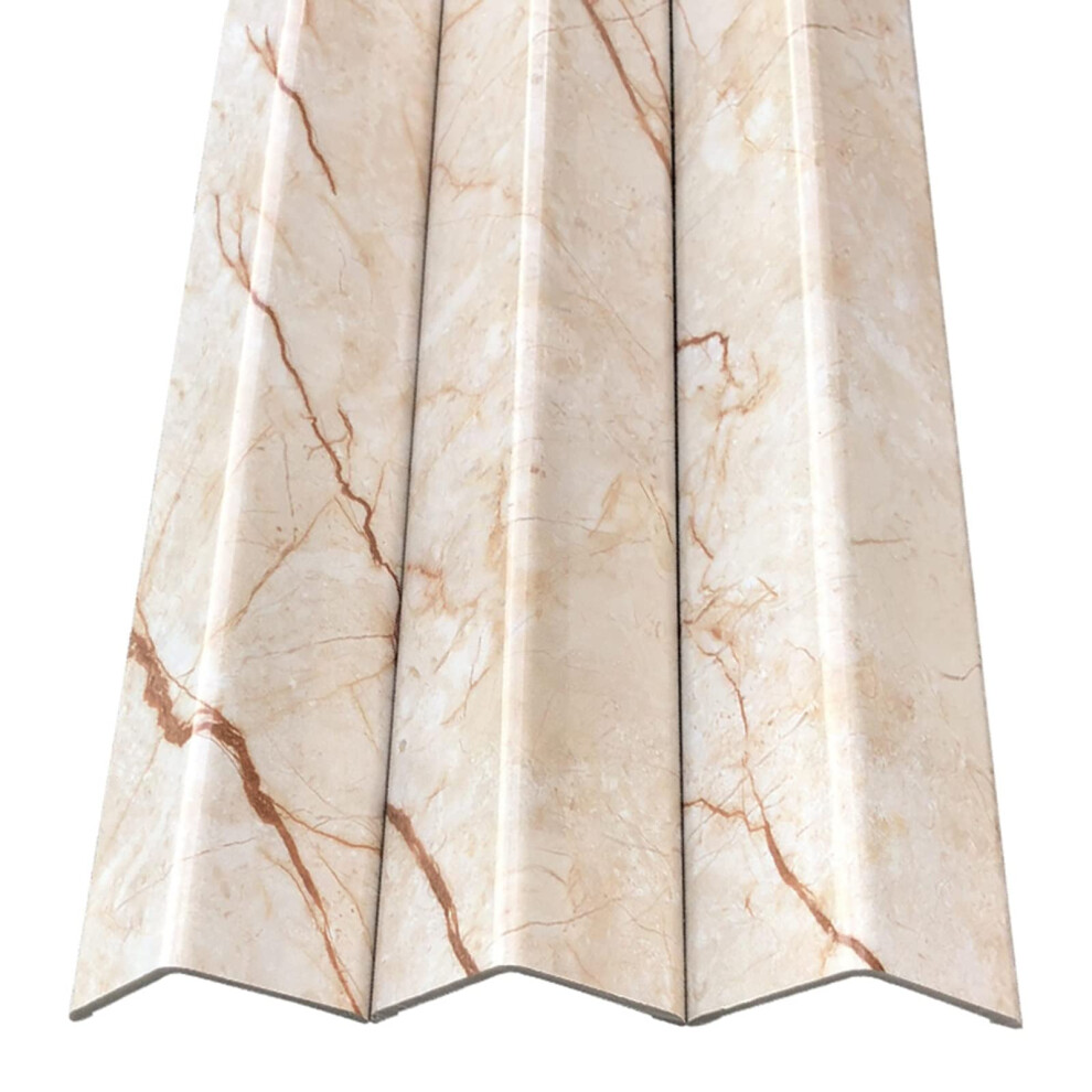 Threshold Strip Pvc Edge Protector For Ceramic Tile And Wallpaper Floor Transition Edge Cladding Bumper Style 4, 4 Cm 6482260482446