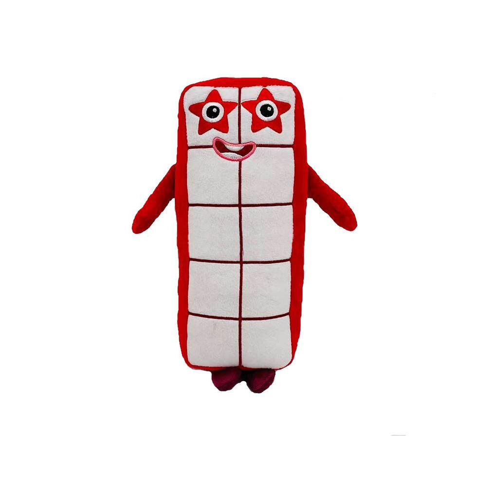 (Ten) Doll Numberblocks Plush Educational Stuffed Number Blocks Toys Cute Kids Gift