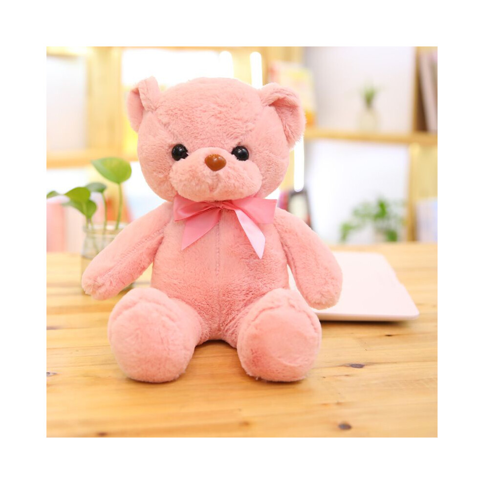 (LightPink, 45cm) In Cute 118216 Colored Teddy Bear Plush Toy Soft Stuffed Hug Little Bear Gift