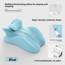(Blue) Bed Adult Home Waist And Hip Pillow Cushion Casual Seat Auxiliary Pillows Sofa