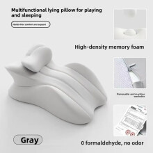 (Gray) Bed Adult Home Waist And Hip Pillow Cushion Casual Seat Auxiliary Pillows Sofa