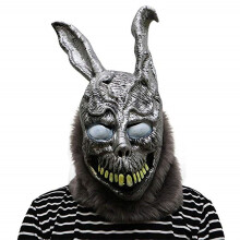 Frank Donnie Darko Rabbit Mask Halloween The Bunny Latex Hood Fur With Mask