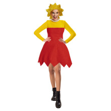 (Lisa,Kids 110cm)The Simpsons Animated Roleplaying Set Stage Performance Family Roleplaying