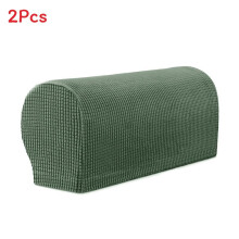 (Army Green) Covers Armrest 2pcs Stretch Set Chair Sofa Arm Protectors Couch Removable Cover
