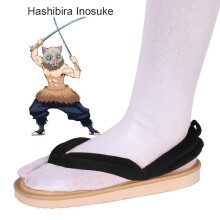 (Inosuke,42-43)Zapatos Zuecos Demon Slayer Kimetsu No Yaiba Kamado Tanjiron Geta Zapatillas