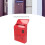Rustic Iron Wall Mailbox with 2 Keys, Waterproof, 3 Hooks, 609g 5