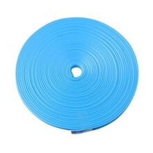 (Blue) 8m Wheel Car Rim Edge Protector Vehicle Tire Guard Sticker Line Rubber Strip