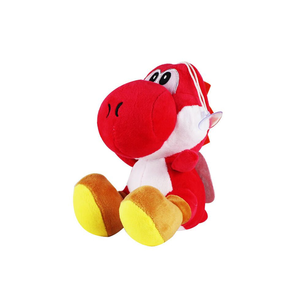 (Red) Mario Super 18cm Bros Plush Yoshi Joeut Stuffed Animal Doll Gift Soft Pendant