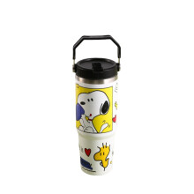 (Snoopy) Large 890ml Sanrio Capacity Stainless Steel Vacuum Thermos Cartoon Portable Cup