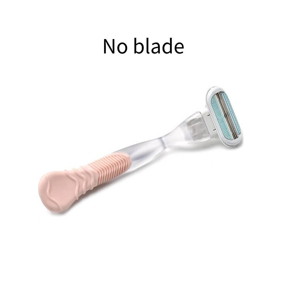 (Pink Handle) Detachable Manual Shaver Blade Three Layer Blade Replacement Leg Hair Armpits-image-OPC-PJGYC77-NEW