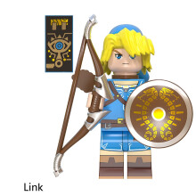 (Link2)4 Stück Spiel The Legend Of Zelda Link Princess Zelda Abenteuer Baupuppe Bausteine
