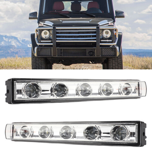 Auto-LED-Tagfahrlicht Ersatz Für W463 G500 G550 G65 G63 AMG 2004-2018 Silber