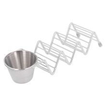 Multifunctional Stainless Steel Mexican Pancake & Taco Storage Rack for Home