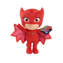 (Amaya)Pj Masks Bambola di Peluche Corta Design Carino Personaggio Cartone Animato Lancio Cuscino Regalo Ventaglio