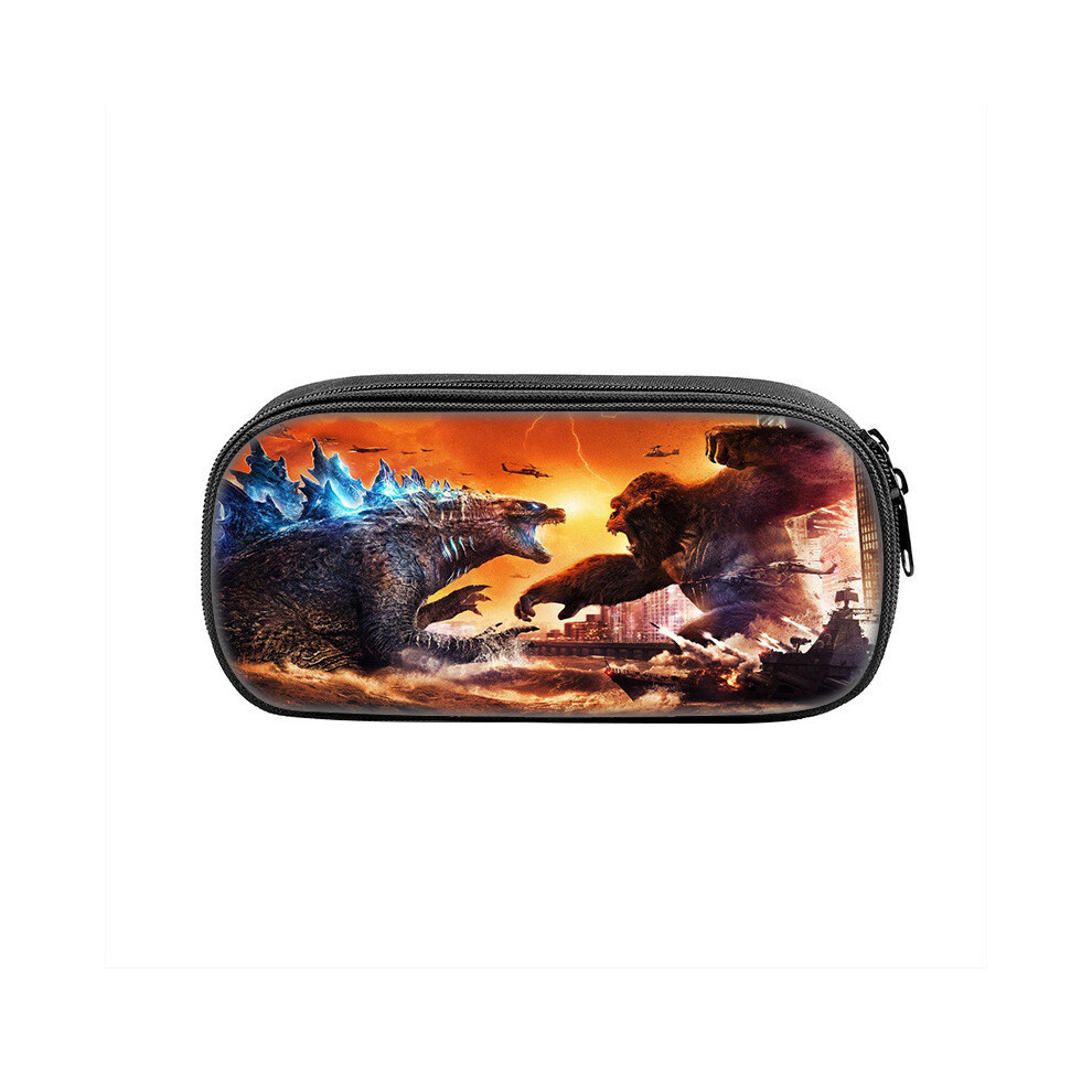 (Style 1) Pencil Godzilla Kids Case Spacious Nylon School Supplies Bag Students Use For-image-OPC-PJGZ7VN-NEW