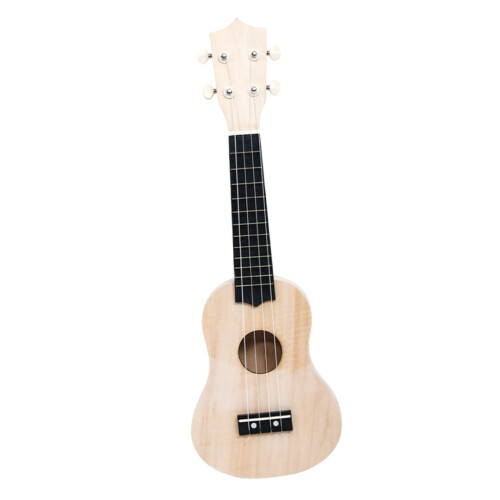 1-Set DIY Ukulele Kit For Adults Natural Wood Untreated Hand Paintable Creative Projects