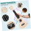 1-Set DIY Ukulele Kit For Adults Natural Wood Untreated Hand Paintable Creative Projects 3