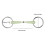 Stainless Steel Wrapped Loose Circular Ring Horse Snaffle Bit Mouth For Training 7