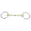 Stainless Steel Wrapped Loose Circular Ring Horse Snaffle Bit Mouth For Training 16