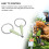 Stainless Steel Wrapped Loose Circular Ring Horse Snaffle Bit Mouth For Training 8