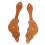 Adjustable Artificial Leather Western Spur Strap – Brown, 190-236mm 8