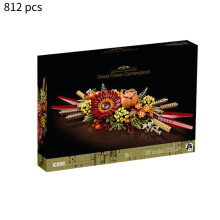 (812 Pcs)Blumenstrauß Baustein 10313 10314 Abs Kunststoff Zum Selbermachen Montage Spielzeug Bunt