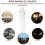 4pcs Compact Fluorescent Bulb 13W Fluorescent Lamp Bulb 2 Pin Plug In LED Lamp Bulb Accessory 2